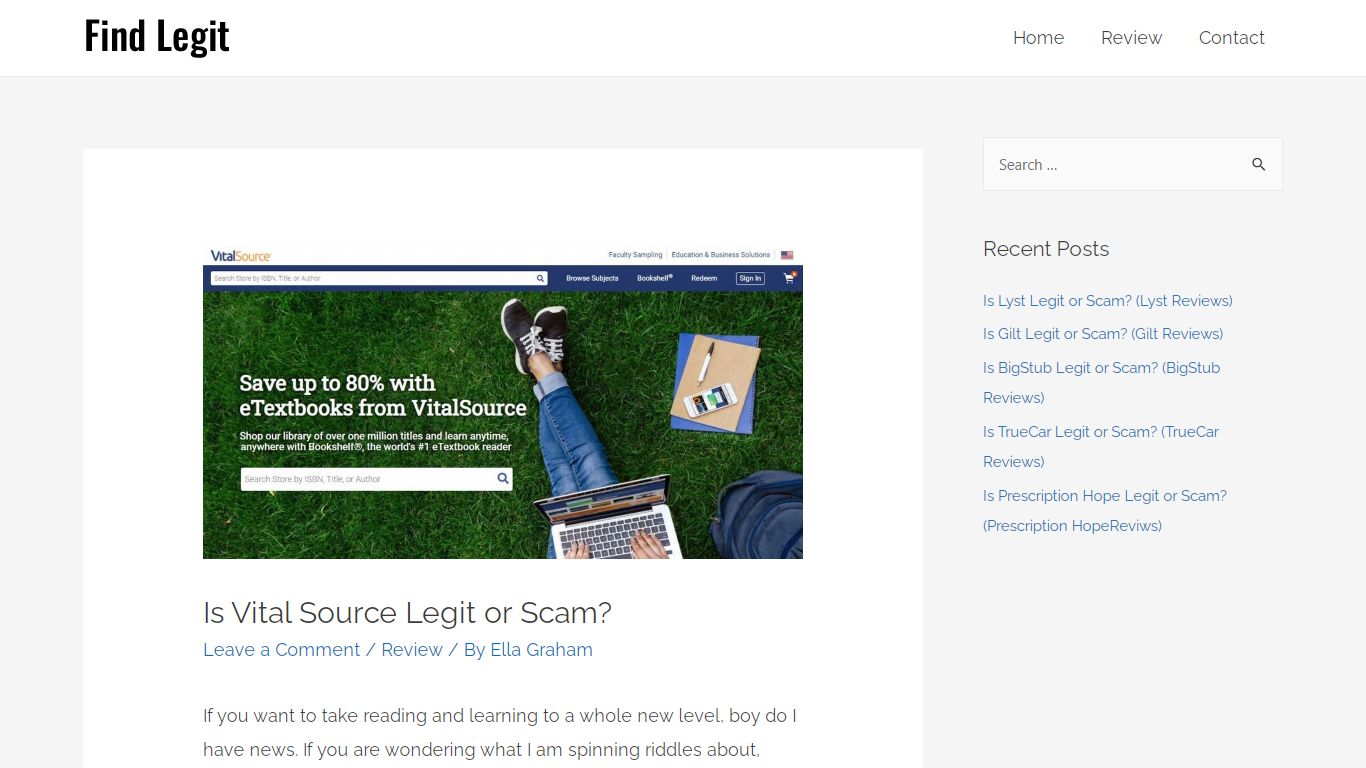 Is Vital Source Legit or Scam?