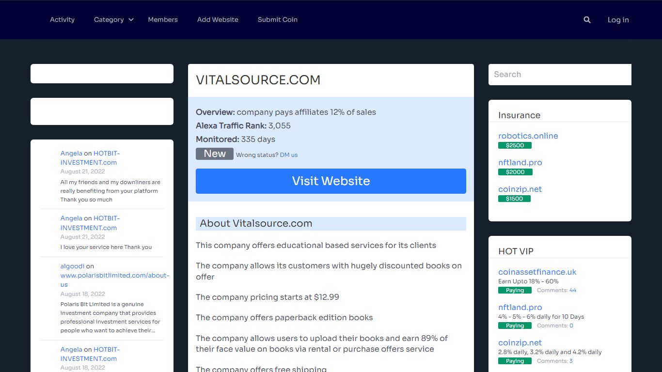 Vitalsource.com Reviews - Scam Or Legit? - Reviewparking