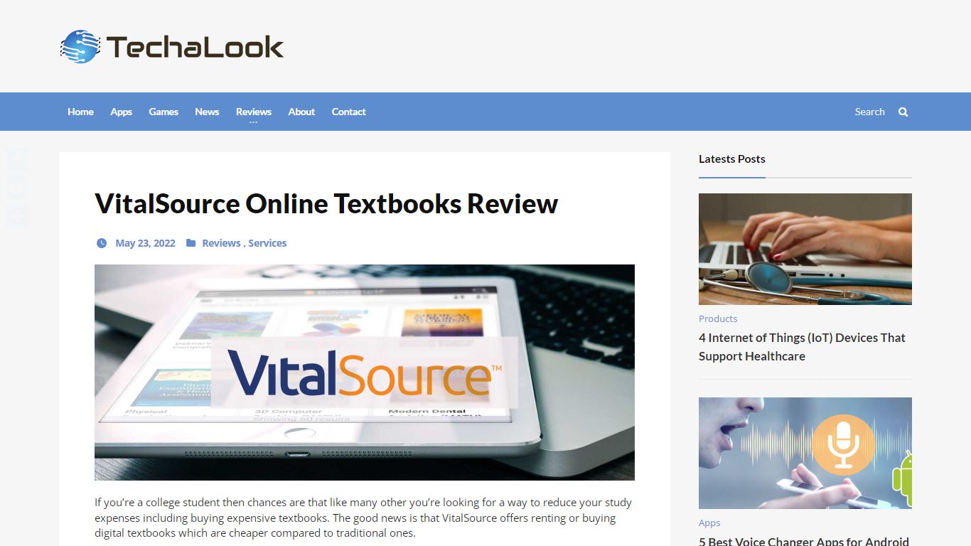 VitalSource Online Textbooks Review | TechaLook